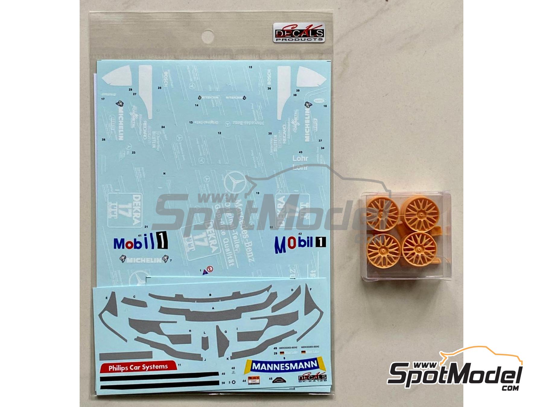 SK Decals SK24138: Marking / livery 1/24 scale - Mercedes